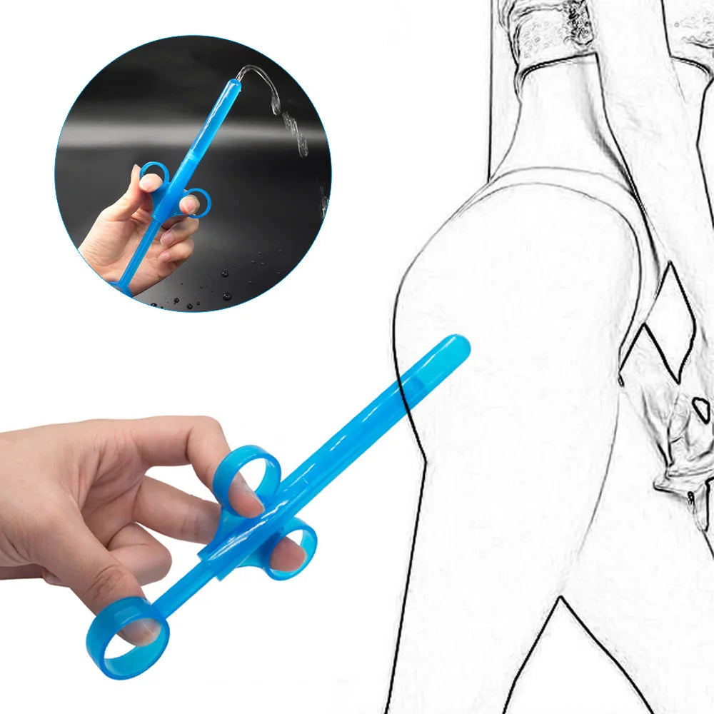 Lubricant Applicator Enema Injector Anal Vagina Clean Tools Syringe Sex Aid Tool Lube Launcher Sex Toys For Couple Adult Erotic - buysextoyth