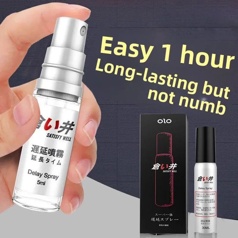 Male Long-Lasting Spray - Sensitive Area Stimulant for Delayed Pleasure & Extended Satisfaction | Adult Performance Enhancer - buysextoyth