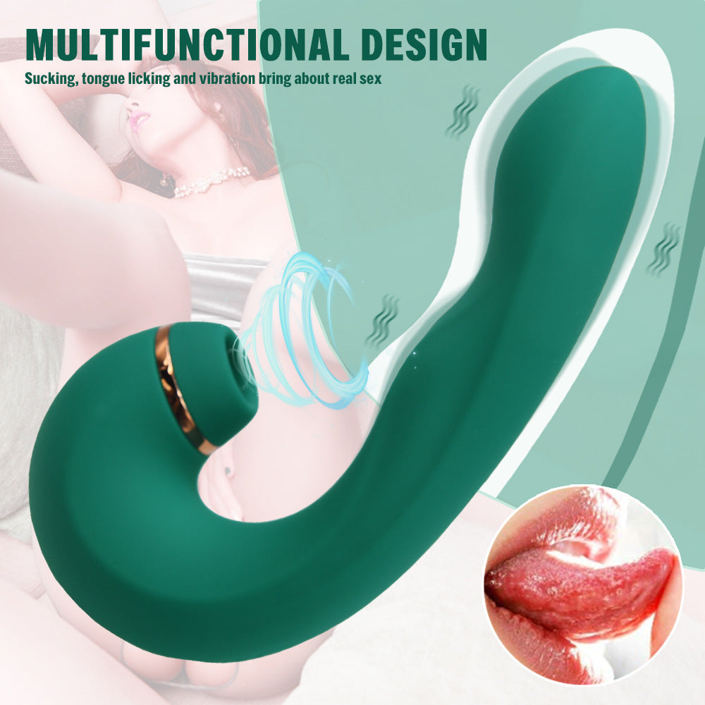 Abhoth Female Vibrator Sex Toys Sucking Vibrator 10 Frequency Vibration + Sucking G Spot Stimulation Masturbator Adult Products - buysextoyth
