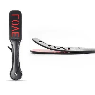 32CM Leather Double-deck Spanking Paddle Slave Sex Toy for Woman Men Paddle Spank Butt BDSM Sex Whip Fetish Bondage Erotic Toys - buysextoyth