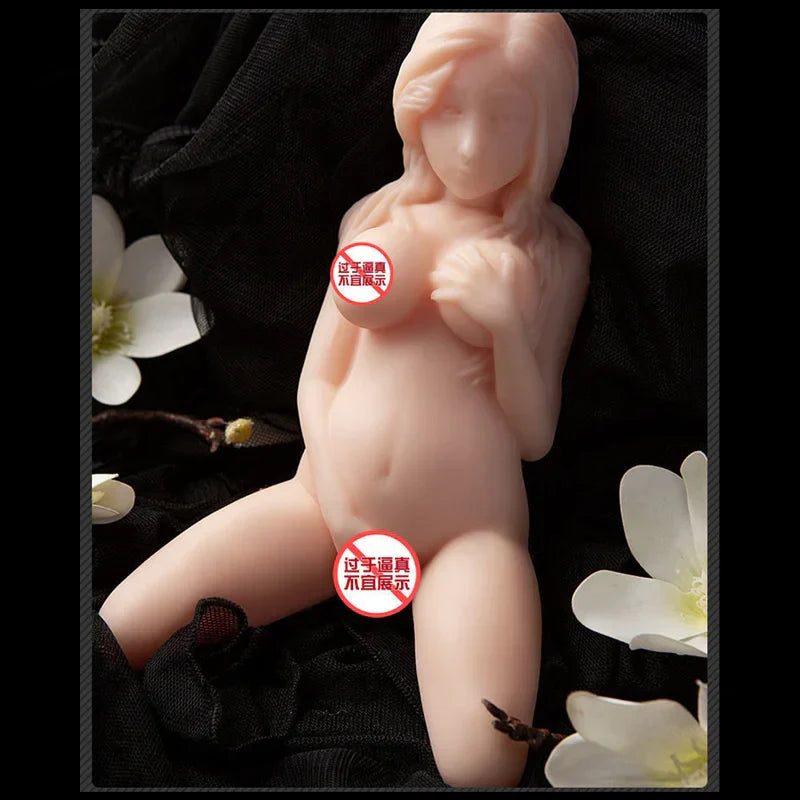 MiNi School Flower Figure Male Masturbation Cup Realistic Vagina Sex Toys for Men 18+ Penis Pump Glans Stimulate Sex Goods XXX - buysextoyth