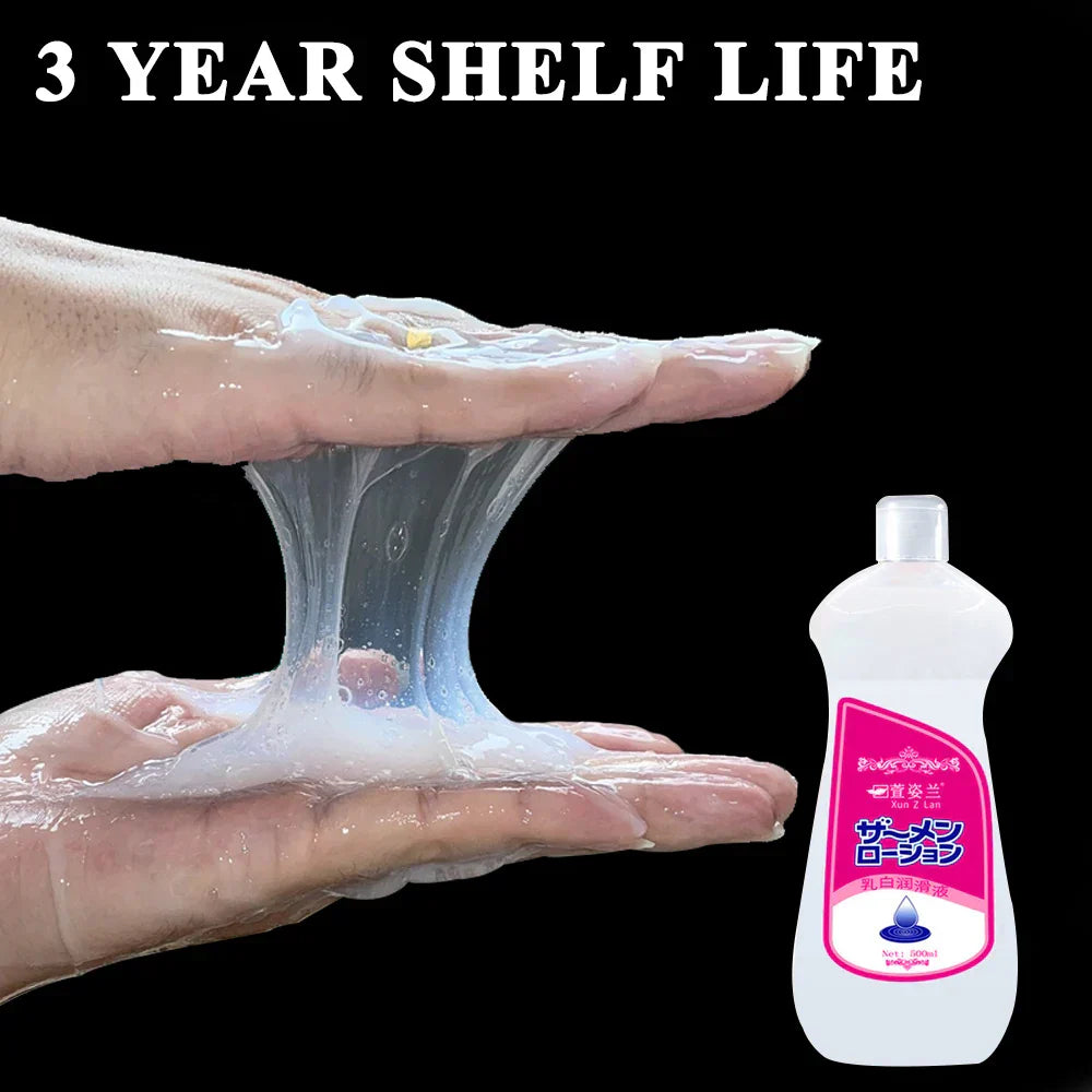 Lubricant for Men Women Sex Toys Cream Sex Viscous Lube Water Based Oil Lubricating Anal Vaginal Adult Imitation Semen Sex Shop - buysextoyth