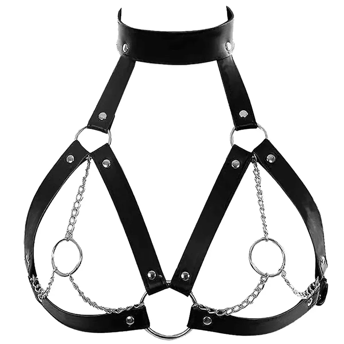 Women Sexy Harness Corset Leather Lingerie Bondage Belt BDSM Chest Harness Underwear Suspenders Erotic Fetish Clothing Sex Toys - buysextoyth