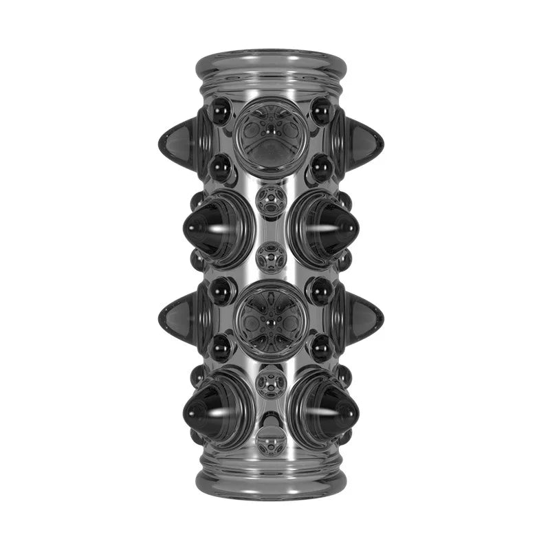 Sex Shop Silicone Reusable Penis Sleeve Delayed Ejaculation Chastity Device Lock Sperm Penis Erection Erotic Sex Toys For Men - buysextoyth