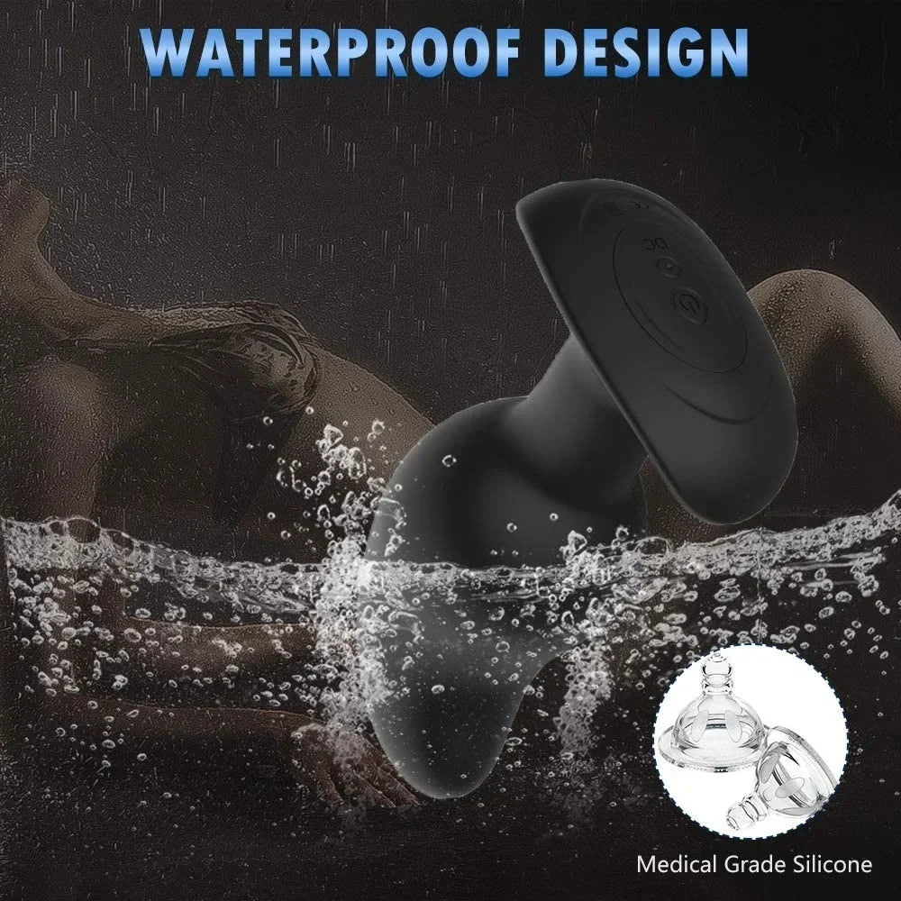 Anal Electric Shock Vibrators Vibrating Plug Anal Prostate Massager Electric Stimulation Butt Plug Sex Toys For Man Woman Couple - buysextoyth