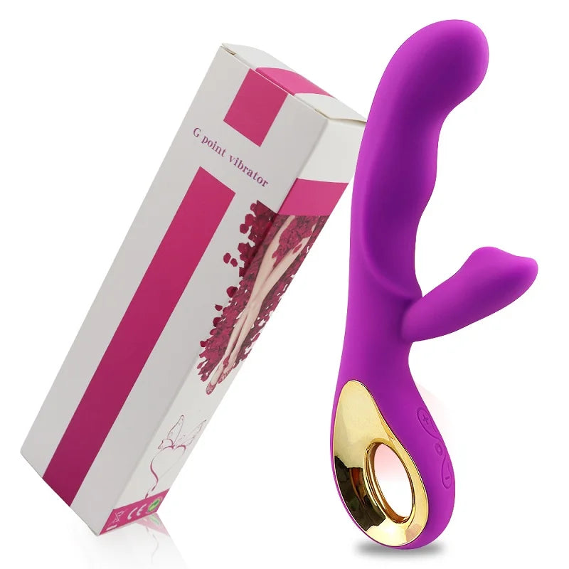G Spot Rabbit Dildo Vibrator Orgasm Adult Toys USB Charging Powerful Masturbation Sex Toy for Women Waterproof Adult Sex Product - buysextoyth