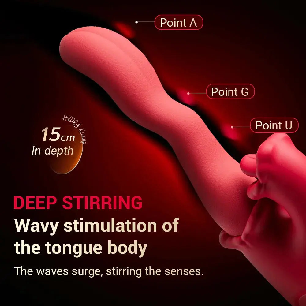 3 IN 1 Clitoral Tongue Scroll Vibrator for Women Clit Nipples G-Spot Stimulator Female Vagina Massager Vibrator Adult Sex Toys - buysextoyth