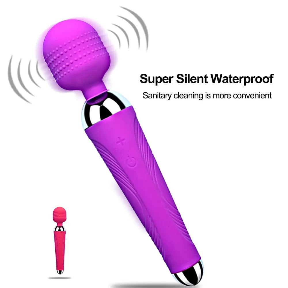 Wireless Dildos AV Vibrator Magic Wand for Women Clitoris Stimulator USB Rechargeable Massager Goods Sex Toys for Adults 18 - buysextoyth