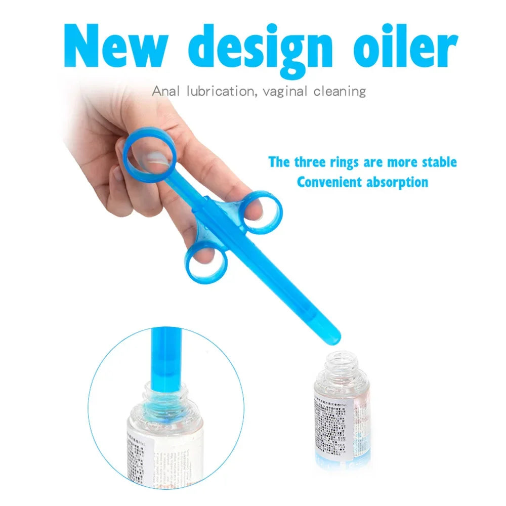 Lubricant Applicator Enema Injector Anal Vagina Clean Tools Syringe Sex Aid Tool Lube Launcher Sex Toys For Couple Adult Erotic - buysextoyth