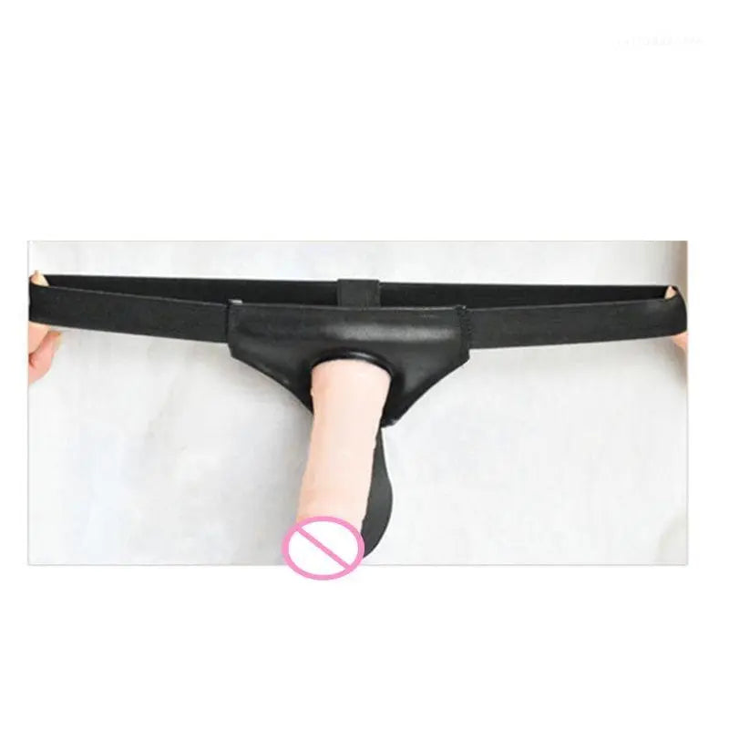 Adult Wearable Harness Penis Strapon Pant Sex Toys for Lesbians Fetish Dildo New - buysextoyth
