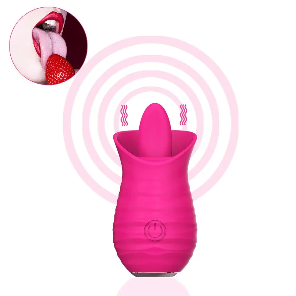 Sucking Tongue Female Vibrator Clit Nipple Sucker Sexy Toys Clitoris Stimulator Oral Pussy Licking Toys for Women 18 Adult Toys - buysextoyth