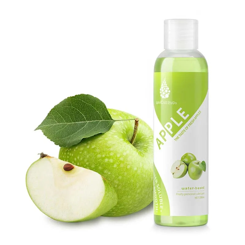 Fruit flavor Water Based Lubricant Lube Lubricants Gel Easy To Clean Products Lubricating Lotion 200ML - buysextoyth