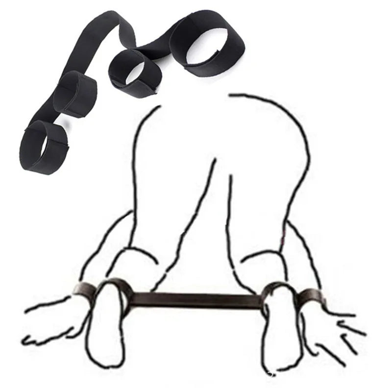 Sex Toys Cotton Bdsm Bondage Set Handcuffs Sexy Leg Pillow Thinning Belt Bending Orgasm Couple Toy - buysextoyth
