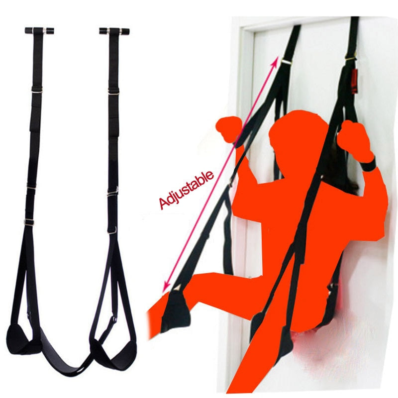 Sex Erotic Toys Shop Tool for Couples Sex Swing Soft Sex Furniture Fetish Bandage Love Adult Game Chairs Hanging Door Swing - buysextoyth