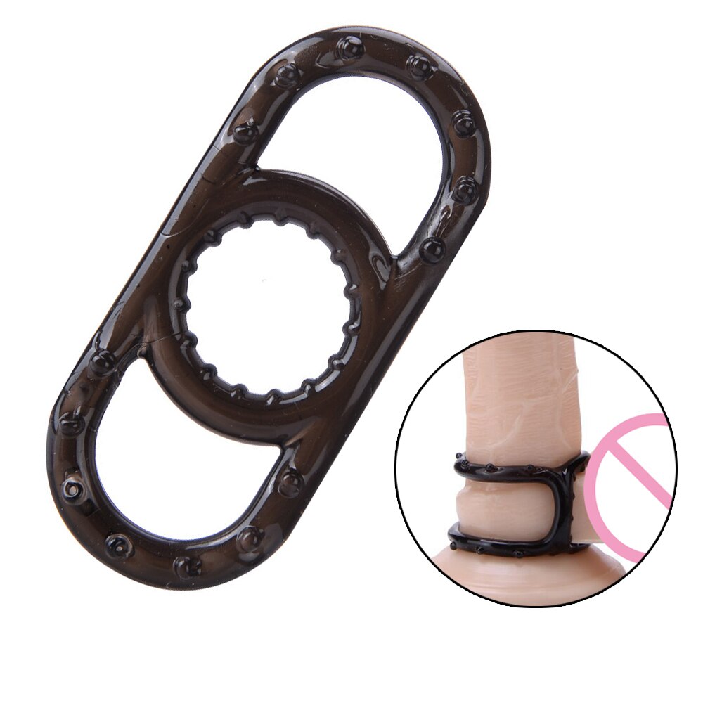 Sex Penis Ring Time Delay Ejaculation Erection Lasting Ring Silicone Cock Ring Lock Sperm Penis Ring for Man Erotic Sexy Product - buysextoyth