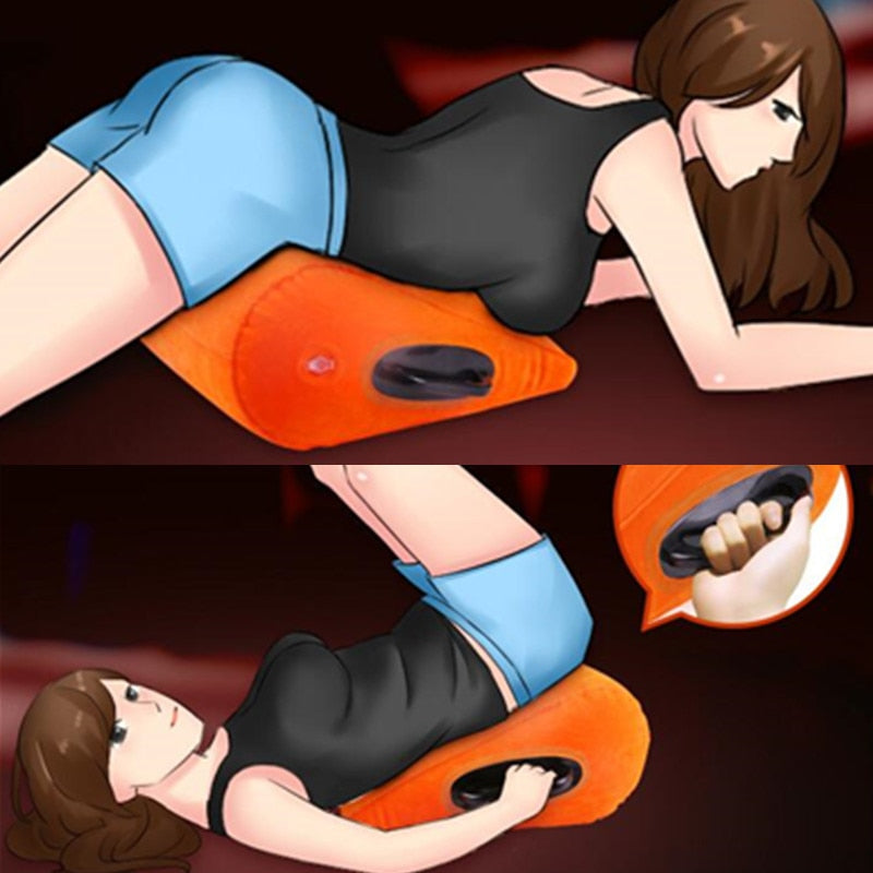 Sex Pillow Adult Game Inflatable Sex Furniture Triangle Magic Wedge Pillow Cushion Erotic Products Sex Toys for Couples - buysextoyth