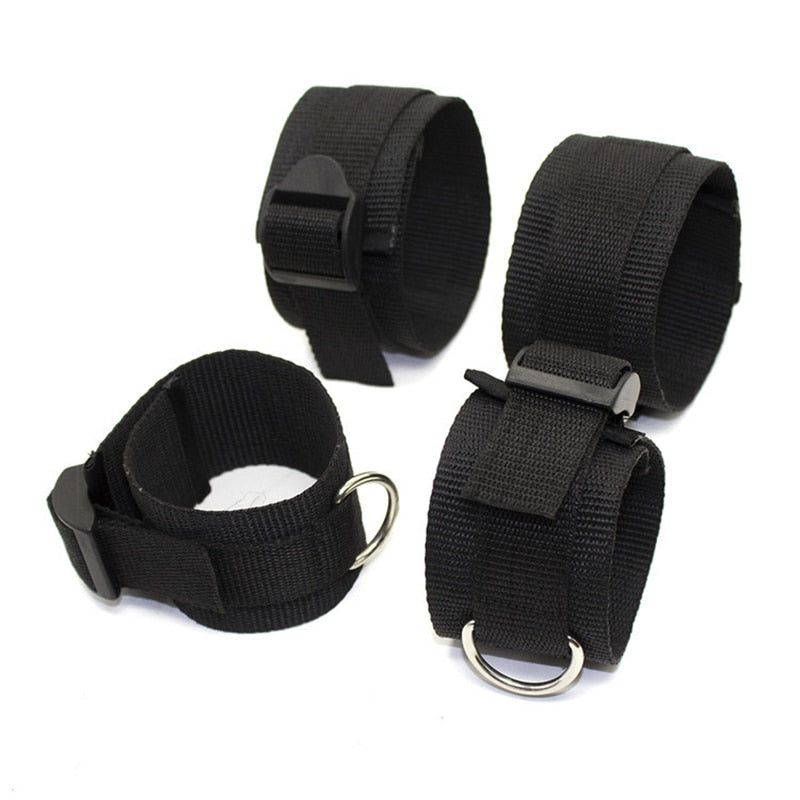 Sex Products Restraint Bed Flirt Restraints Adult Games BDSM Bondage Set Handcuffs Ankle Cuff Sex Toys for Women Slave Fetish - buysextoyth