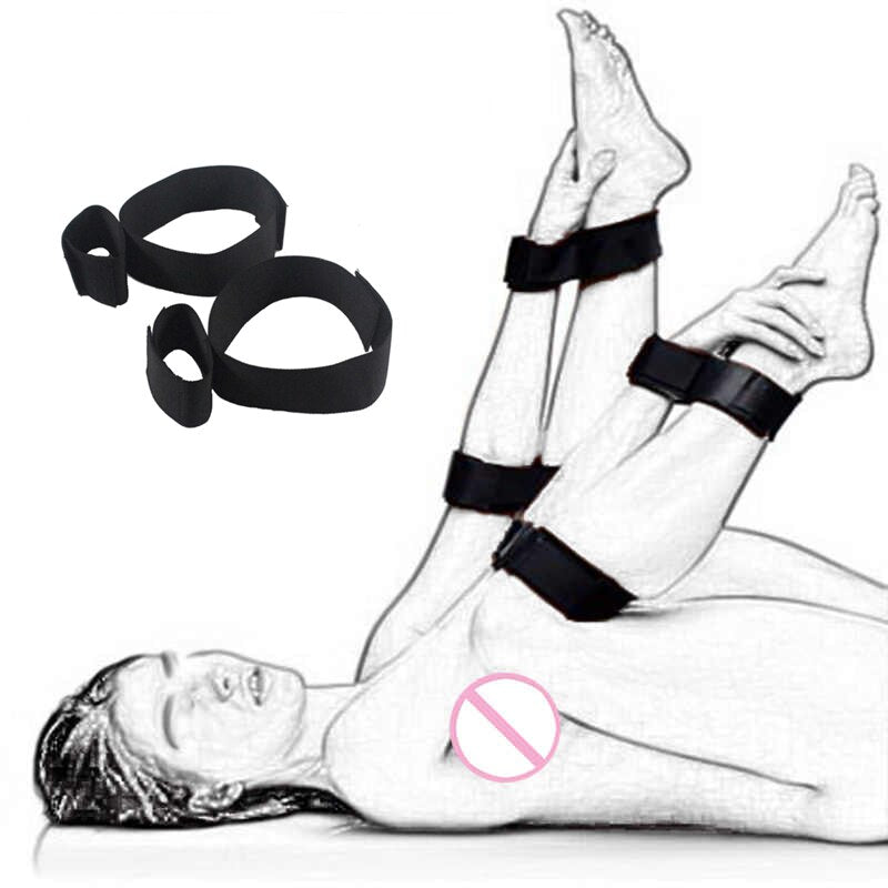 Sex Products Restraint Bed Flirt Restraints Adult Games BDSM Bondage Set Handcuffs Ankle Cuff Sex Toys for Women Slave Fetish - buysextoyth