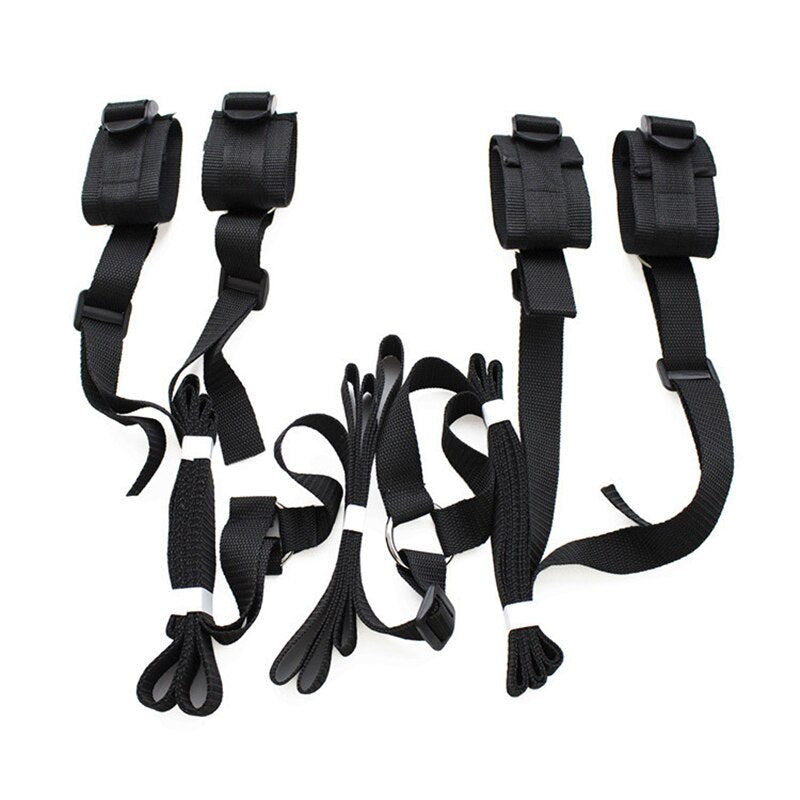 Sex Products Restraint Bed Flirt Restraints Adult Games BDSM Bondage Set Handcuffs Ankle Cuff Sex Toys for Women Slave Fetish - buysextoyth