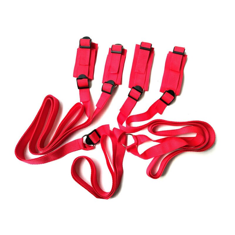 Sex Products Restraint Bed Flirt Restraints Adult Games BDSM Bondage Set Handcuffs Ankle Cuff Sex Toys for Women Slave Fetish - buysextoyth