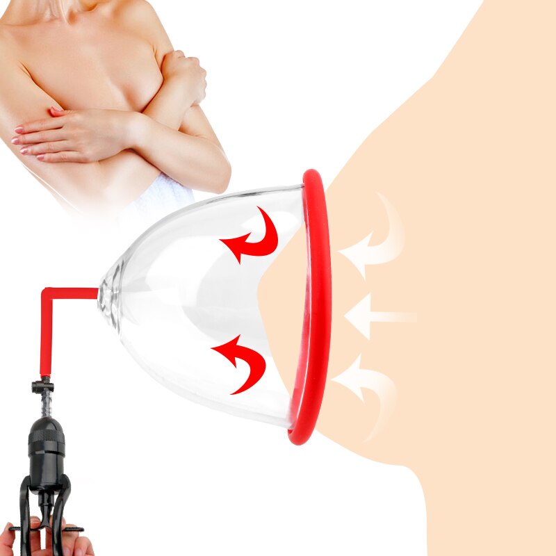 Sex Pumps Breast Enlarged Vacuum Sucke Vagina Sucking Cup Enhance Pump Couple Flirting Climax Bondage Toys Adult Products - buysextoyth