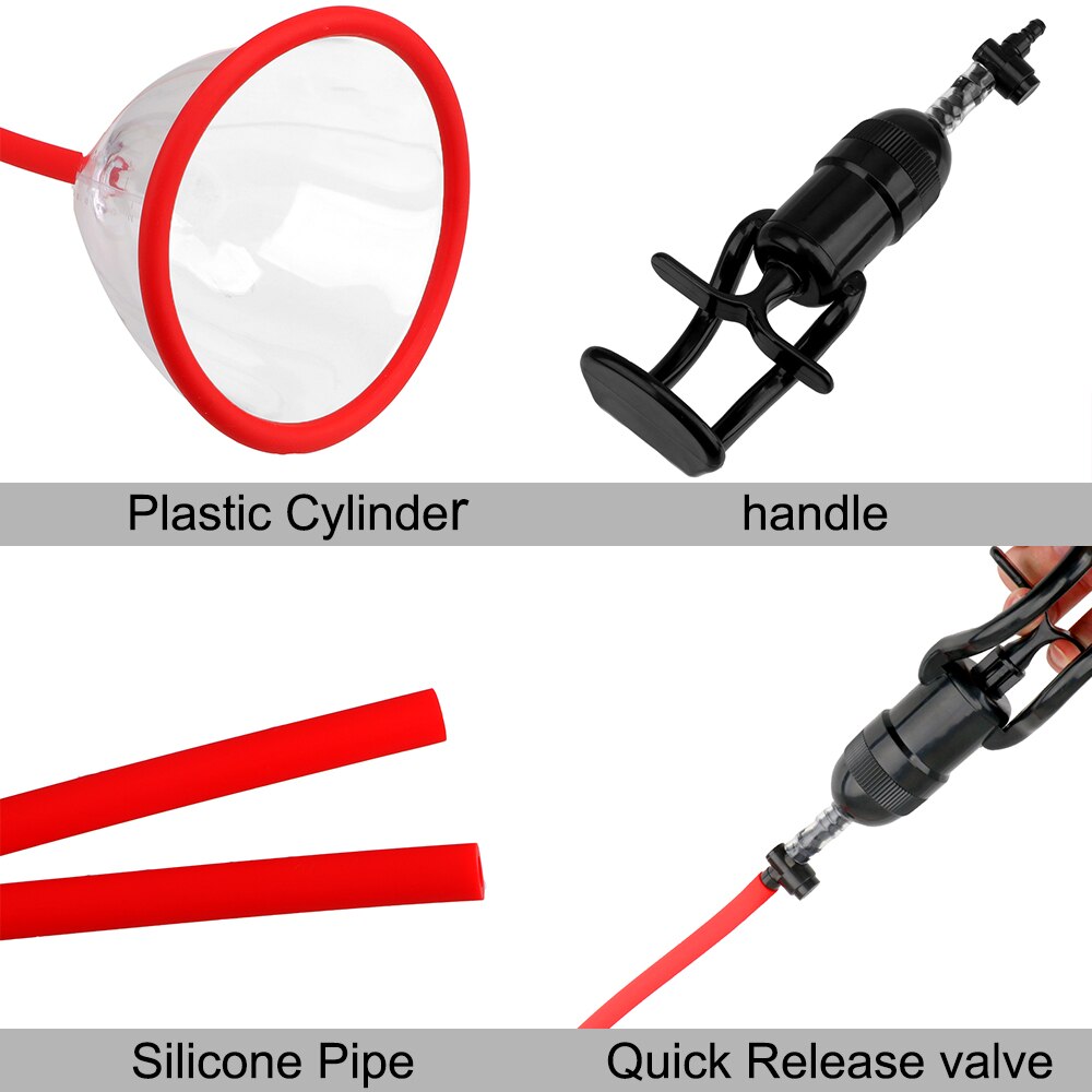 Sex Pumps Breast Enlarged Vacuum Sucke Vagina Sucking Cup Enhance Pump Couple Flirting Climax Bondage Toys Adult Products - buysextoyth