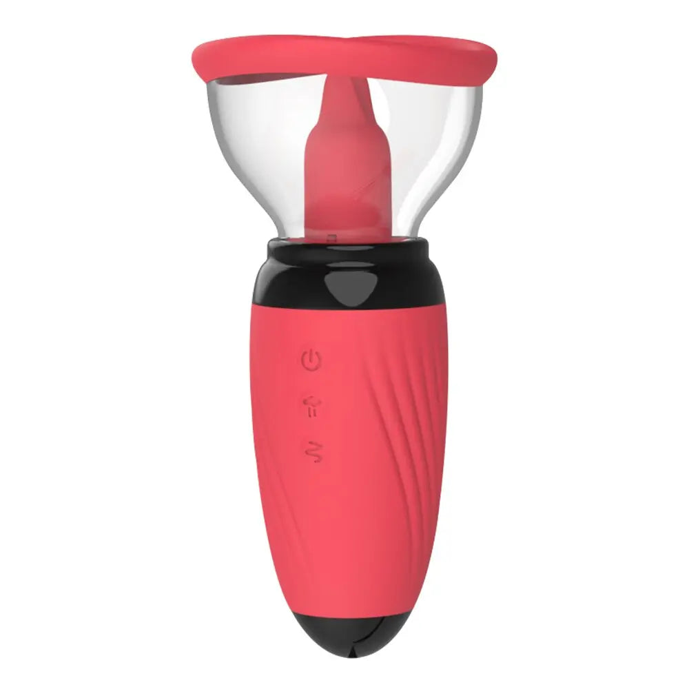 หัวนมดูดเครื่องลิ้นสั่น Sex Shop หญิง Masturbator Clitoral Stimulator หีเซ็กซ์ทอยสำหรับคู่ - buysextoyth