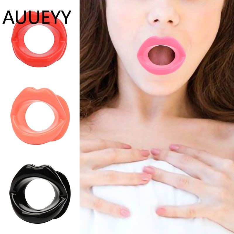 Sex Slave Silicone Lips O Ring Open Mouth Gag Oral Mouth Gag Ball Fetish Bdsm Bondage Restraints Erotic Toys Sex Toy for Couples - buysextoyth