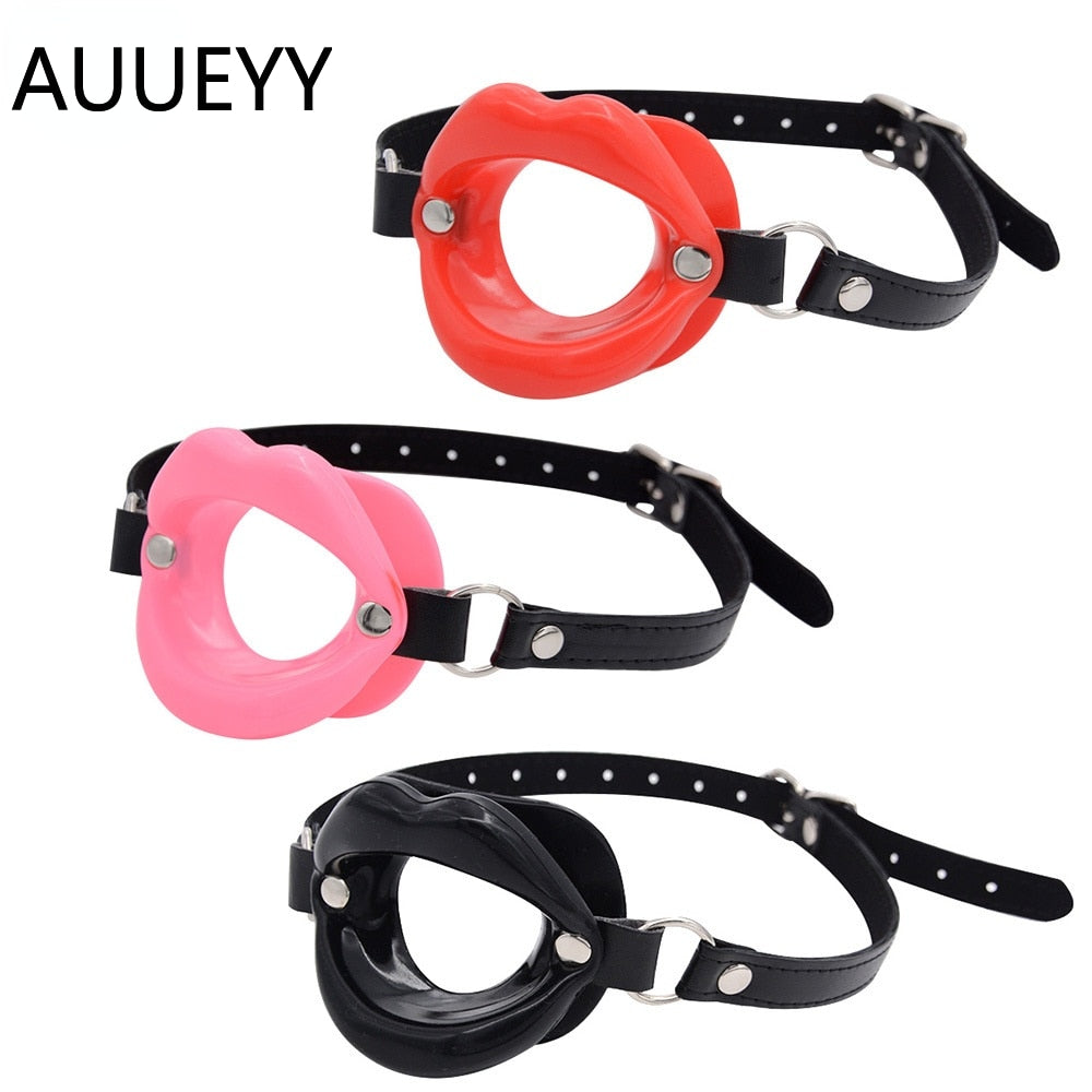 Sex Slave Silicone Lips O Ring Open Mouth Gag Oral Mouth Gag Ball Fetish Bdsm Bondage Restraints Erotic Toys Sex Toy for Couples - buysextoyth
