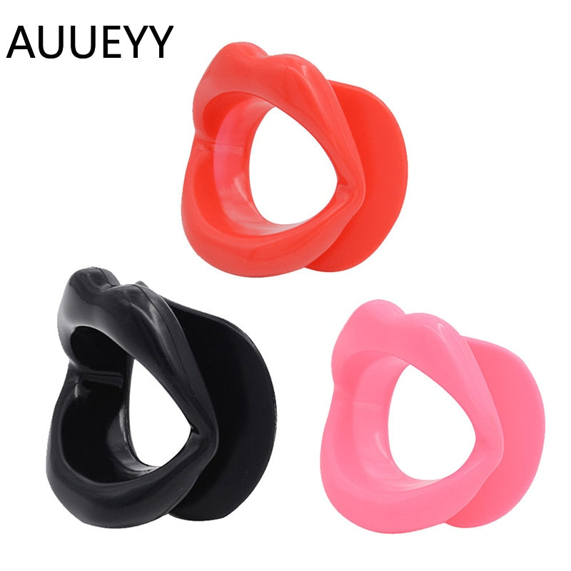 Sex Slave Silicone Lips O Ring Open Mouth Gag Oral Mouth Gag Ball Fetish Bdsm Bondage Restraints Erotic Toys Sex Toy for Couples - buysextoyth