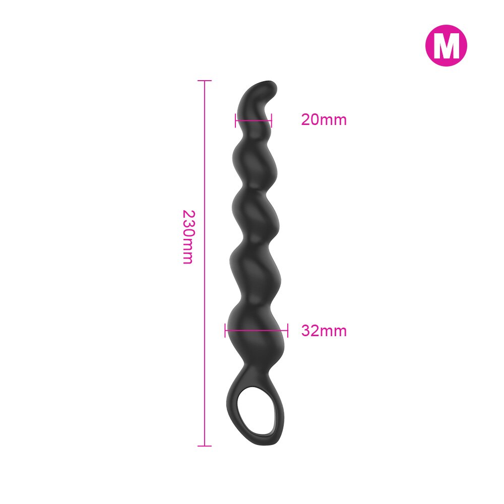 Sex Toy for Men Women Anal Beads 10 Speed Butt Plug Stimulator Prostate Massage Remote Control Vibrator Anal Vibrator Dual Motor - buysextoyth