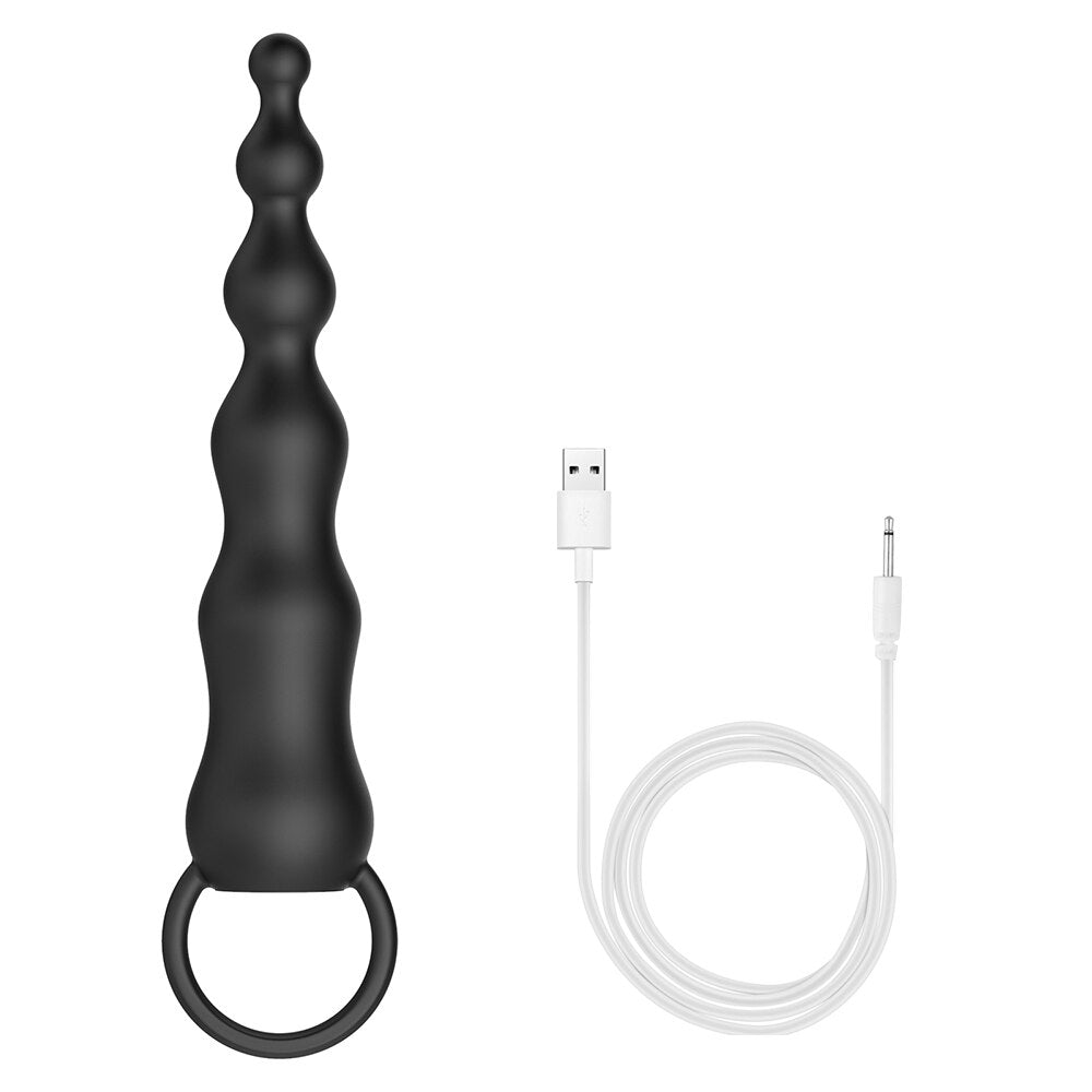Sex Toy for Men Women Anal Beads 10 Speed Butt Plug Stimulator Prostate Massage Remote Control Vibrator Anal Vibrator Dual Motor - buysextoyth