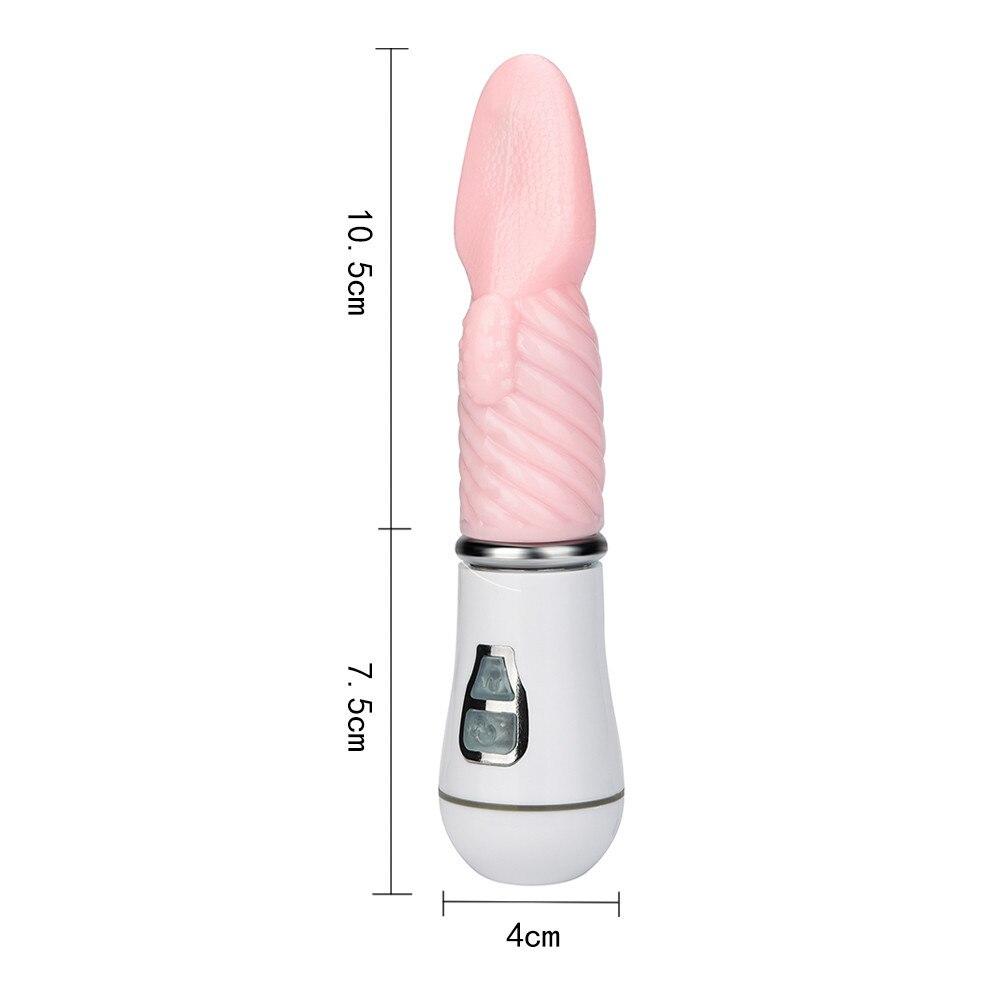 Sex Toy Tongue Vibrators Three-piece Gourd Mini AV Rod Vibration Massage Oral Licking Clitoris Stimulator Sex Toys for Woman - buysextoyth