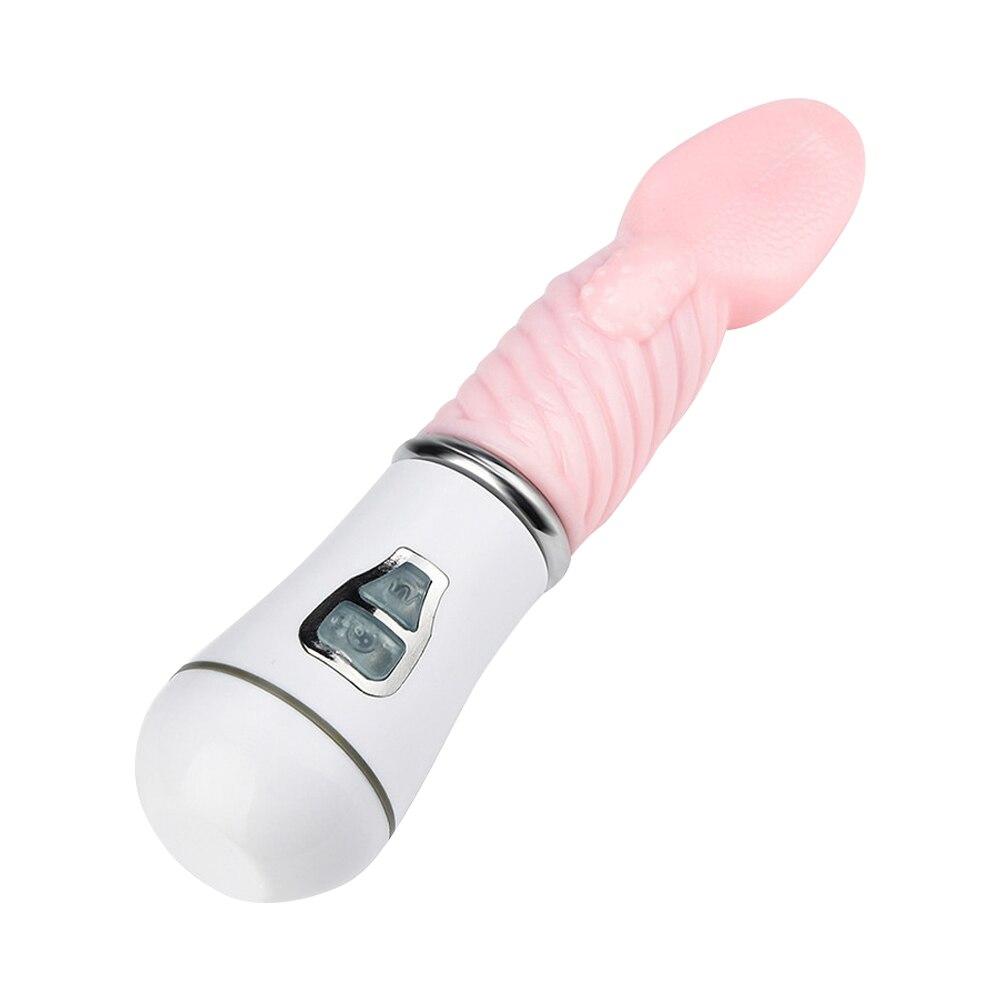 Sex Toy Tongue Vibrators Three-piece Gourd Mini AV Rod Vibration Massage Oral Licking Clitoris Stimulator Sex Toys for Woman - buysextoyth