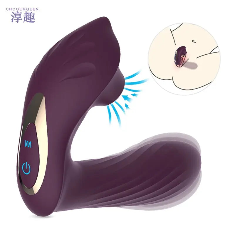 Sex Toys 2 IN 1 Sucking Vibrator for Women 9 Frequency Vibration Waterproof Masturbator Clitoris Stimulator G Spot Vibrator 33sextoys