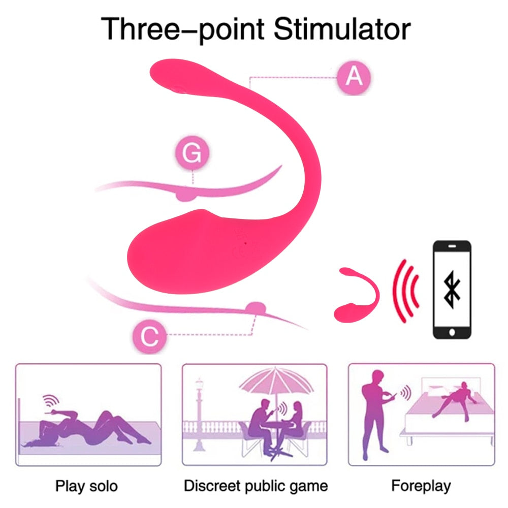 Sex Toys APP Remote Control Vibrator for Women Bluetooth Vibrator Female Sex Toys for Women Wearable Dildo Goods for Adults Lush - buysextoyth