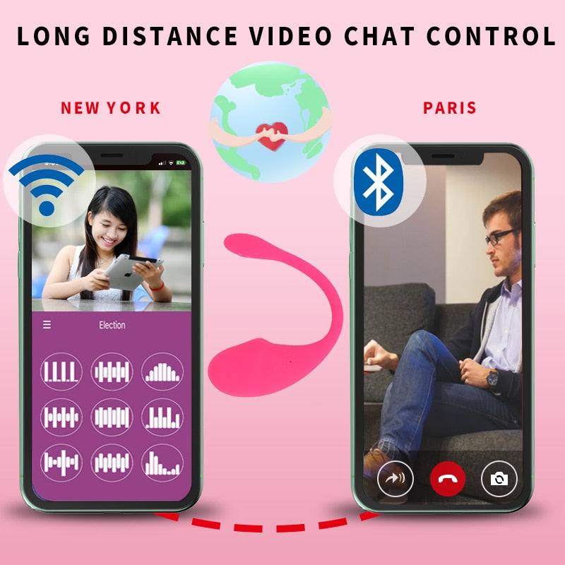 Sex Toys APP Remote Control Vibrator for Women Bluetooth Vibrator Female Sex Toys for Women Wearable Dildo Goods for Adults Lush - buysextoyth