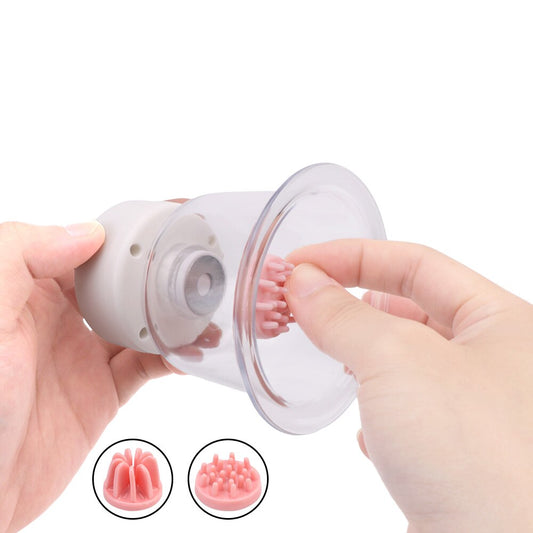 Sex Toys for Women Bra Massager Rotate Stimulation Breast Pump Breast Enlargement Vibrator Licking Nipple Sucker Sex Shop - buysextoyth