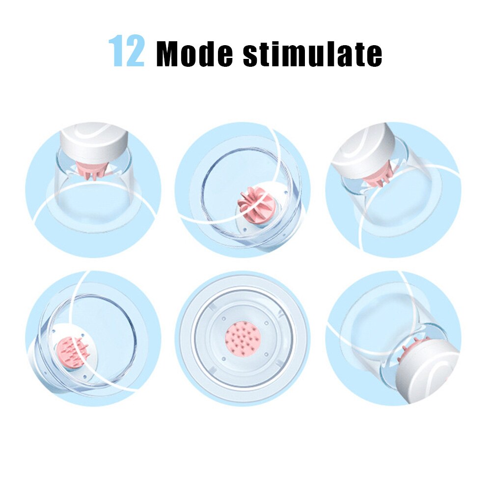 Sex Toys for Women Bra Massager Rotate Stimulation Breast Pump Breast Enlargement Vibrator Licking Nipple Sucker Sex Shop - buysextoyth