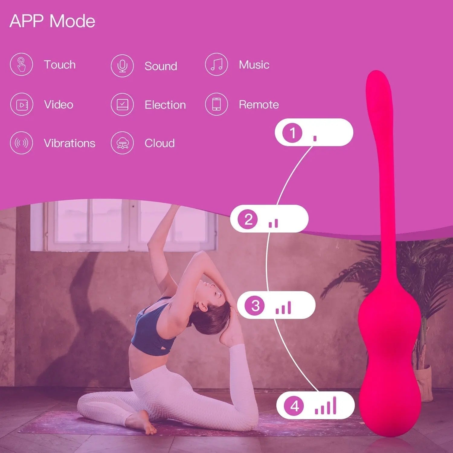 Sex Toys for Adult Women 2022 Silicone Smart Kegel Vaginal Ben Wa Ball Dildo Vibrators APP Remote Control Vibrating Egg 18 Shop - buysextoyth