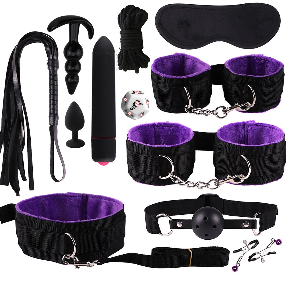 Sex Toys for Women Couples Bdsm Handcuffs for Session Anal Plug Vibrator Sex Games Sexshop Erotic Accessories Toys for Adults 18 - buysextoyth