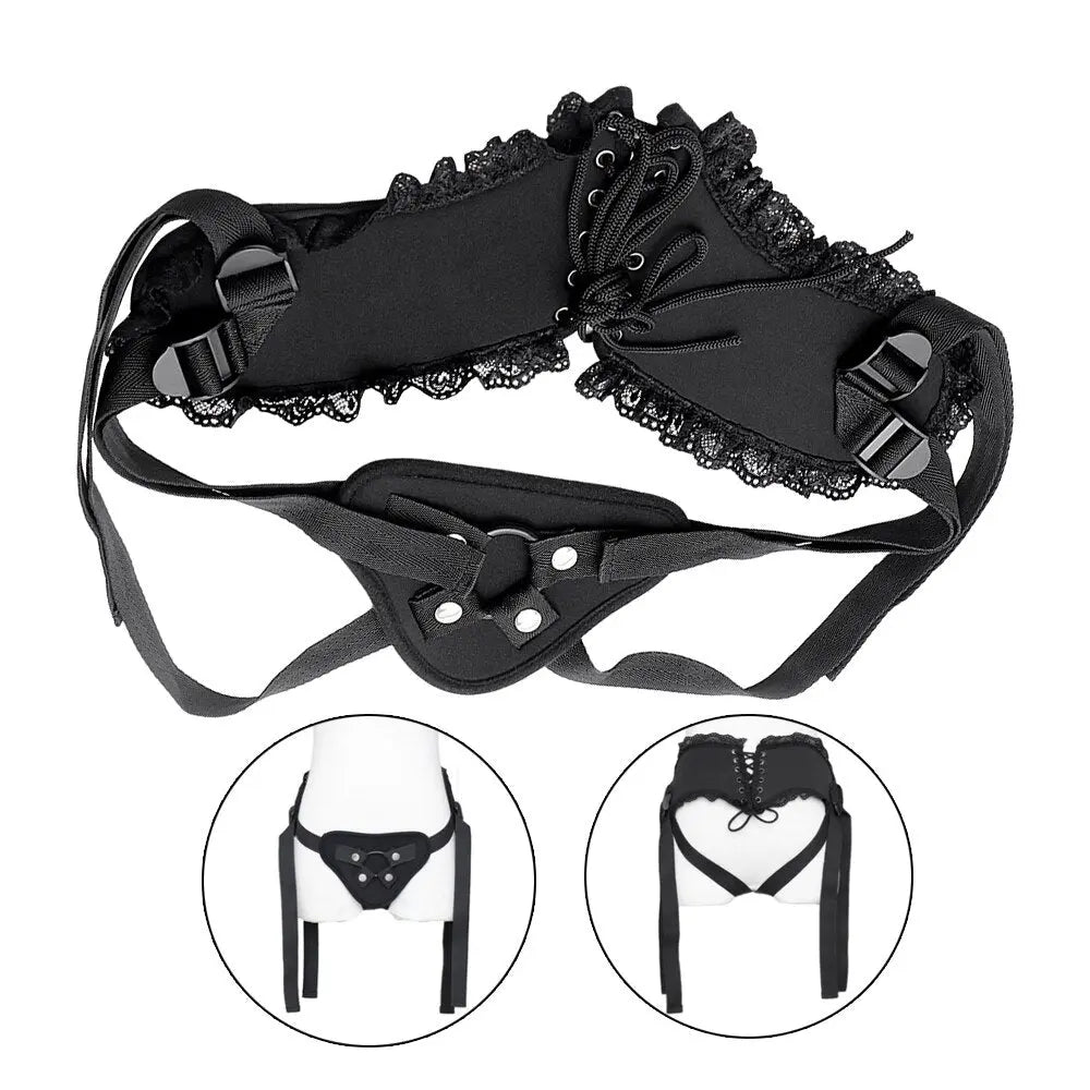 Sex Underwear for Women Panties Lingerie Belt Strap on Dildos Accessories Corset Style Erotic Toys Couples Lesbian Bondage Games - buysextoyth