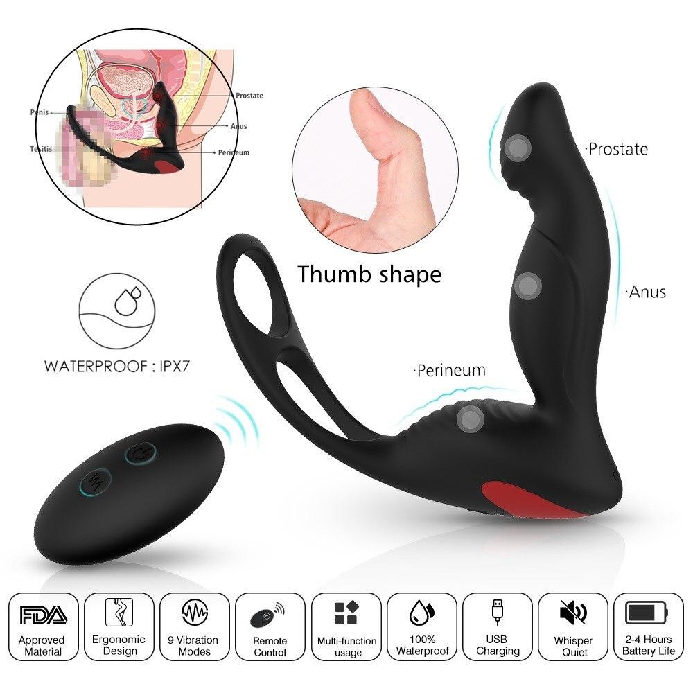 Anal Sex Toys For Men Gay Butt Plug Prostata Massager Wireless Remote Control Vibrating Adult Sex Toys For Couple - buysextoyth
