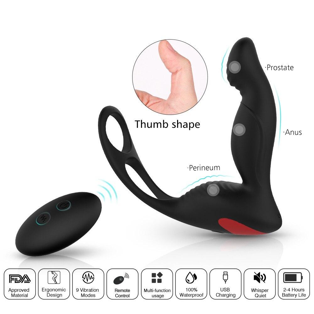 Anal Sex Toys For Men Gay Butt Plug Prostata Massager Wireless Remote Control Vibrating Adult Sex Toys For Couple - buysextoyth