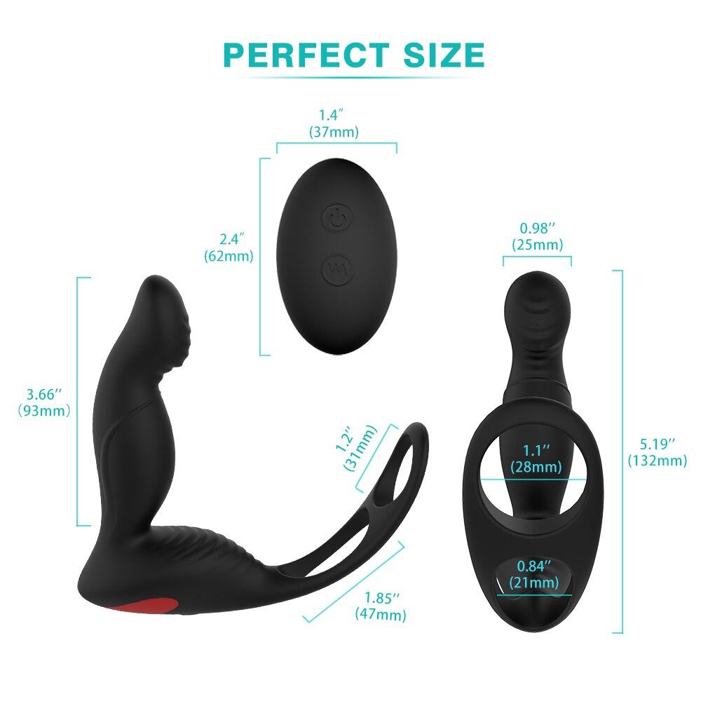 Anal Sex Toys For Men Gay Butt Plug Prostata Massager Wireless Remote Control Vibrating Adult Sex Toys For Couple - buysextoyth