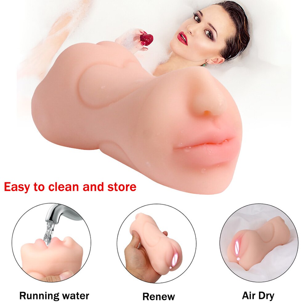 เซ็กซ์ทอยสำหรับผู้ชายช่องคลอดประดิษฐ์หี Sextoys ซิลิโคน Masturbators ชายสำหรับผู้ใหญ่18ดูดเครื่อง Sexulaes ของเล่น - buysextoyth