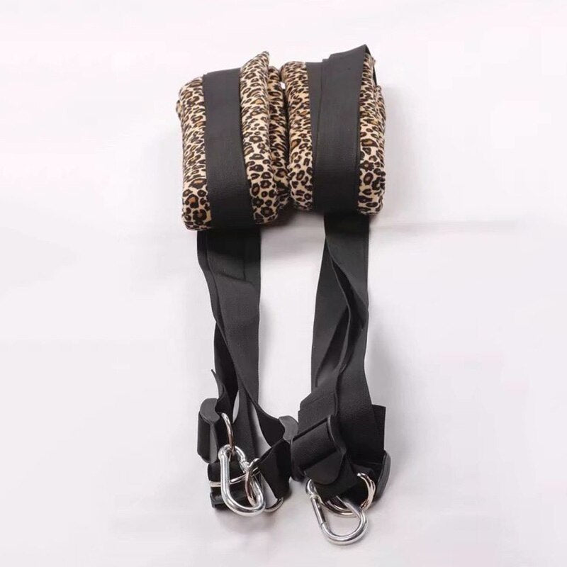Sexy BDSM Bondage Door Slam Sex Swing Adult SM Love Game Fetish Bondage Leg Open Door Swing Sex Erotic Toys for Couples - buysextoyth