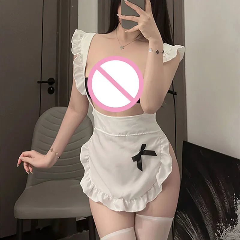 Sex Lingerie 2025 New Erotic Costume Maid Set Cosplay Toys Adult Sexy Shoppings Ultra Porn Open Babydoll Bodysuit Secret Night - buysextoyth
