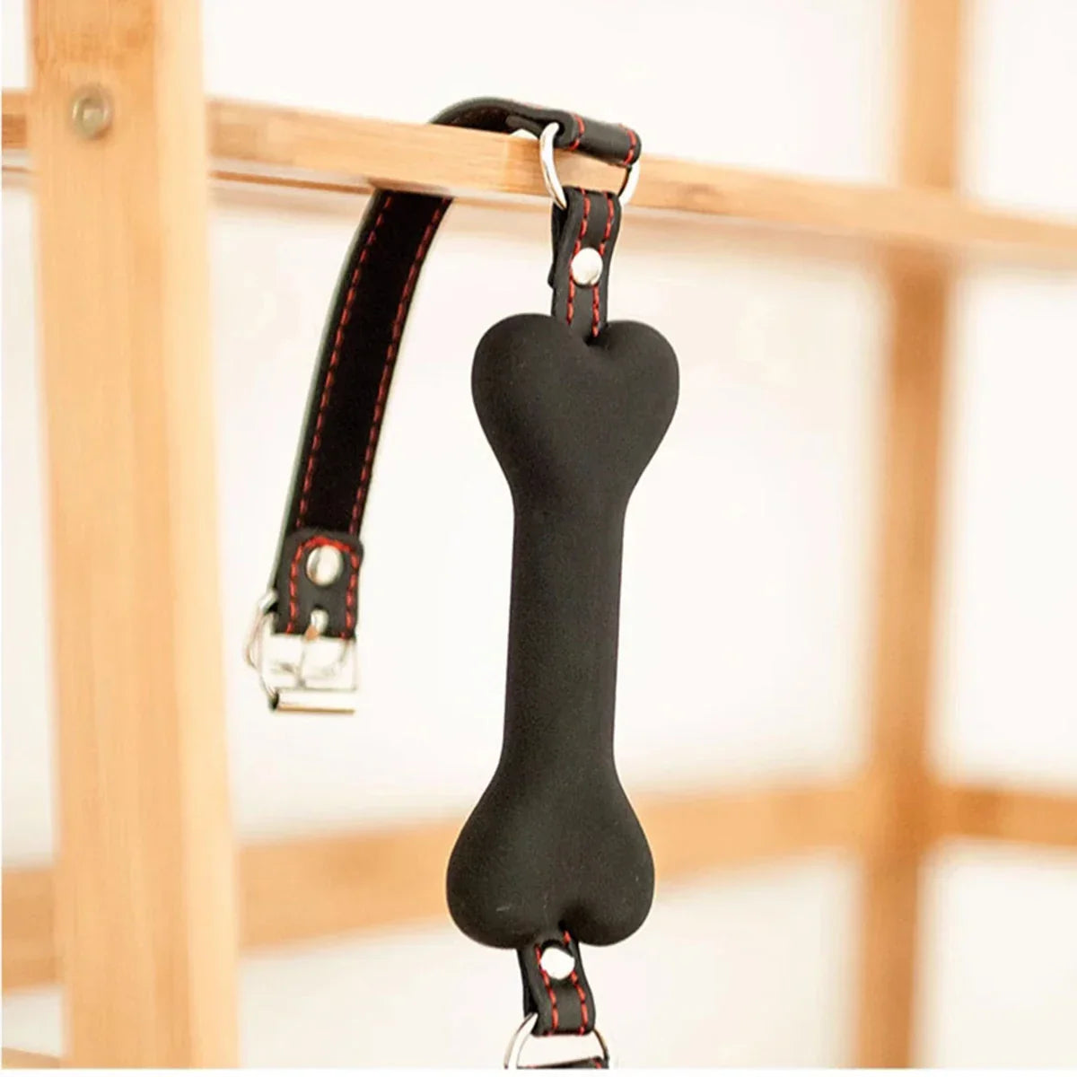 BDSM Sex Harness Mouth Adult Toys Silicone Dog Bone Ball Gag Open Mouth Gag Ball Bdsm Bondage Sex Products Sm Sex Toys for Women - buysextoyth