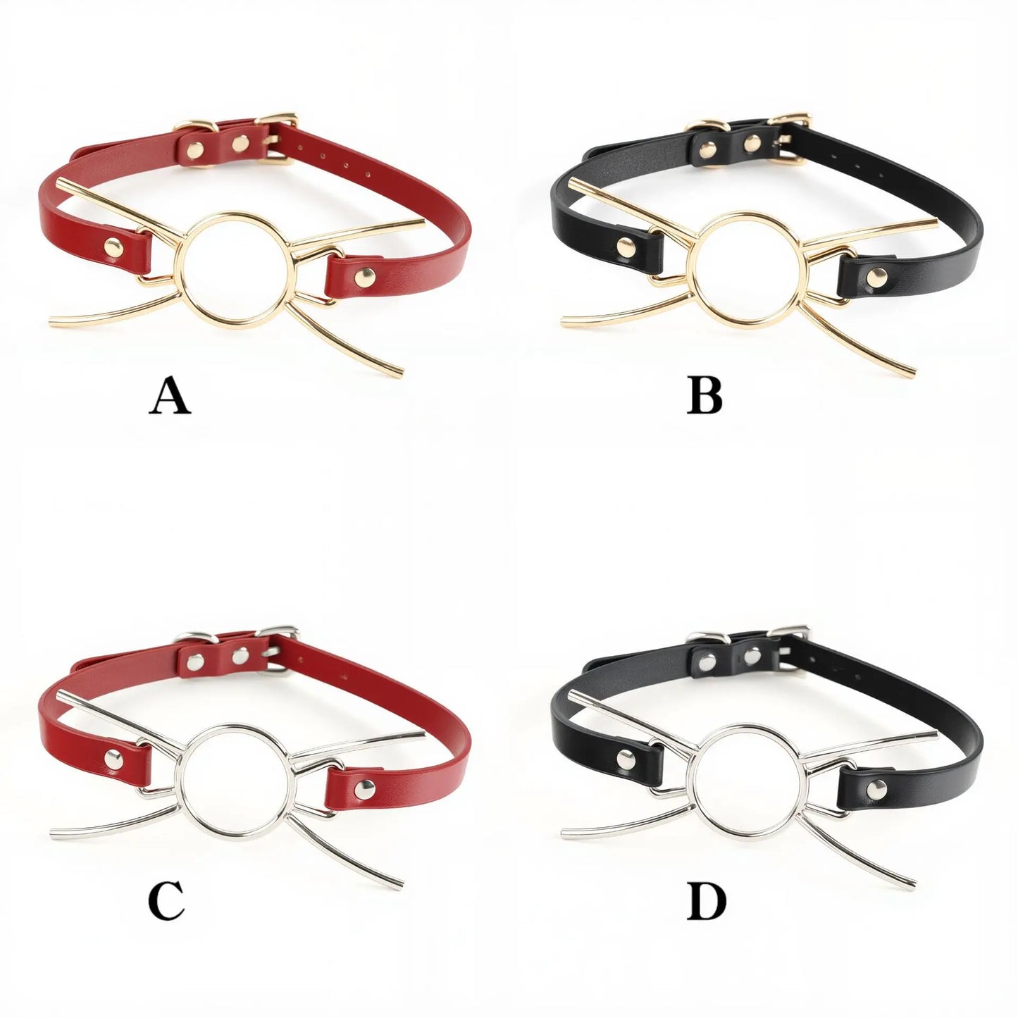BDSM Bondage Mouth Opener Gear Female Mouth Gag Male Adult Toys Oral Sex Blowjob Open Mouth Sex Toy Kits Couple Sex Games Toy - buysextoyth